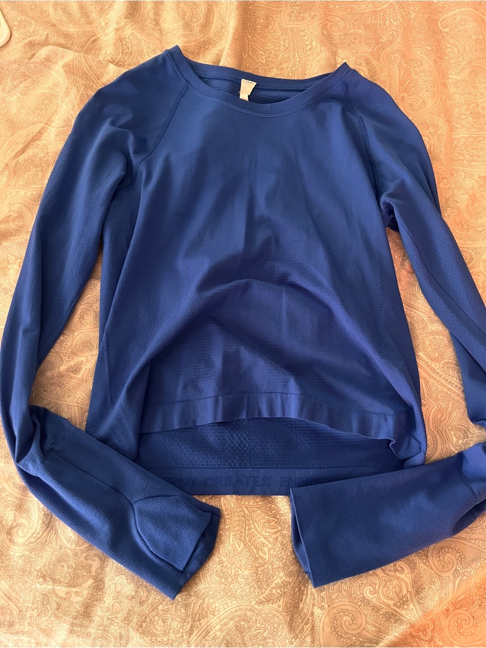 lululemon athletica cobalt blue performance tank